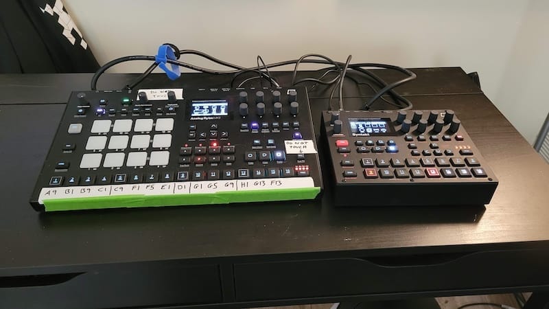 Making music: hardware versus computer